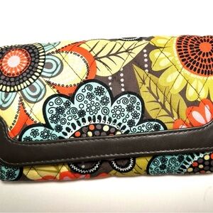 Vera Bradley Flower Shower, Floral Multicolor Women's wallet